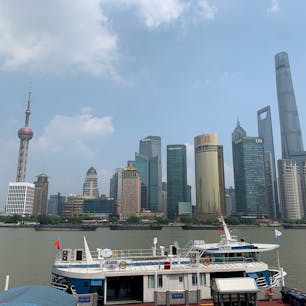 外灘のいわゆる上海らしい景色。