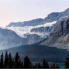 #クロウフット氷河 #バンフ国立公園
#カナディアンロッキー #カナダ
2018年8月

カラスの1番下の足は消失してしまったんだとか😔😔