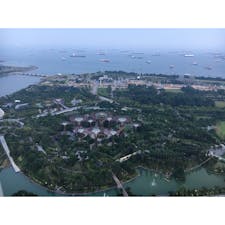 マリーナベイサンズ からの景色