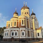 Alexander Nevsky Cathedral at Sunrise. Tallinn, Estonia