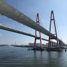 名古屋港入港直前