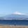 焼津から、駿河湾越しに見えた富士山。今年の初冠雪は、いつかな？