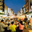 台湾/高雄/六合夜市
食べ続けている人ばかり。台湾の人の食欲はすごいです。
