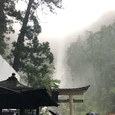 2019/09/22
雨がザアザア降る那智の滝。
水量が多くゴオゴオと激しい流れ。
霧が神秘の世界に引き込みます。