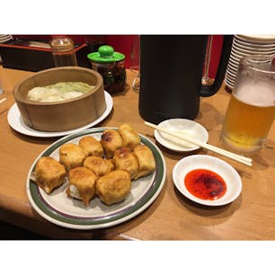 金沢 餃子とビール