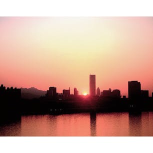 韓国
漢江の夕日