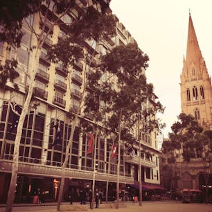 メルボルンの街角