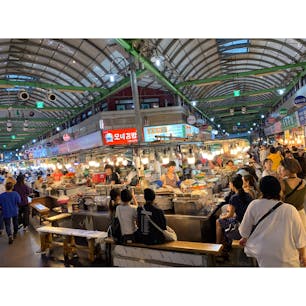 2019年9月7日 #韓国 #Seoul #広蔵市場
キンパが美味しかった ☺︎