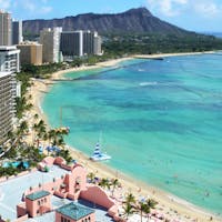 ハワイ/ワイキキビーチ
定番だけど　ハワイはやっぱり絵になります。