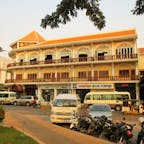 カンボジア/シュムリアップ/タプロームホテル　外観。
ホテル情報として投稿。
オールドマーケットの隣にあって買い物に便利。