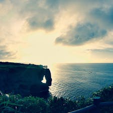 3泊4日で沖縄へ行って来ました。万座毛の夕日