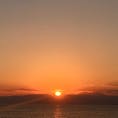 江ノ島からの夕日