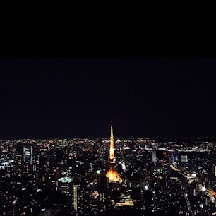 ヒルズからの東京タワー