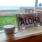福岡県福津市
福間海岸のそばにある
Cafe Aloha
パンケーキが人気のカフェ。
目の前の海を見ながら、ココアをいただく。