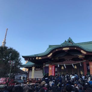 #亀戸天神 #亀戸 #東京
2019年1月

近年はちゃんと初詣に行くようになりました🎍🌅
大吉ゲットで幸先いいぞ〜〜😆！！！