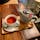 伏見稲荷神社の近くのカフェ
Vermillion - espresso bar & info.
コーヒー専門店だが、セイロンティーのストレートをオーダー(^^)