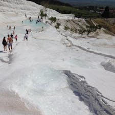 トルコのパムッカレ - 石灰岩の棚田 2.