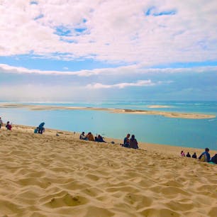 フランス🇫🇷アルカションにあるピラ砂漠
#arcachon#dunedupilat#france