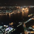 台湾 高雄 85大樓展望台から見る高雄港の夜景