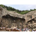 中国三大石窟の一つ、龍門石窟。(洛陽)英語が一言も通じないのでツアーの方がおススメです