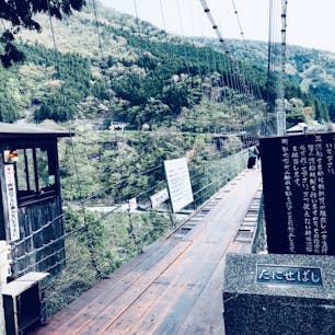 なかなか揺れる〜
谷瀬の吊橋@奈良