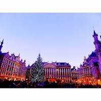 ベルギー
ブリュッセル
グランプラス
ライトアップ