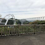 天草五橋
右が旧１号橋、左が新１号橋
どちらも通行可能です。
新１号橋は、自動車専用道路🚘