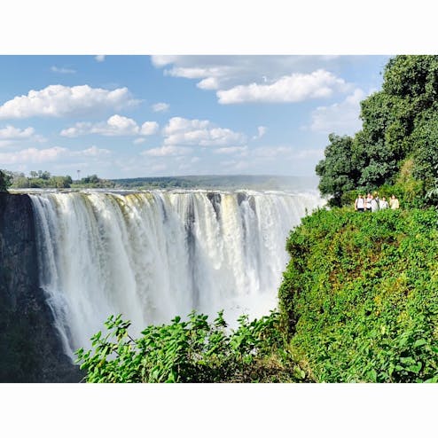 ビクトリアの滝(ザンビア側)