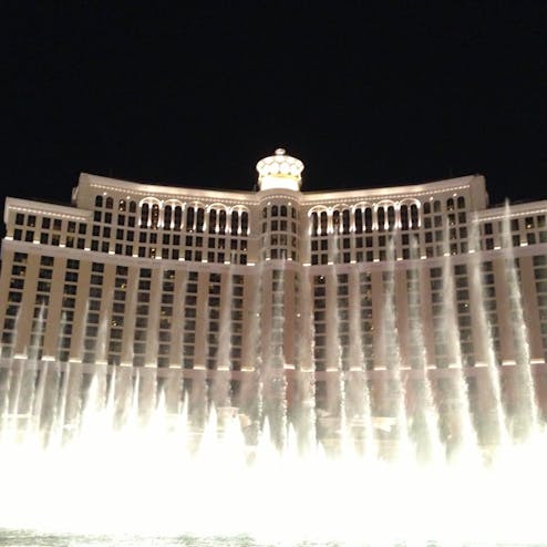 ベラージオホテルの噴水ショー