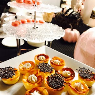 ストリングスホテルのハロウィンビュッフェ
バスクチーズケーキ初めて食べました！