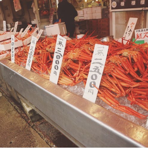 寺泊魚の市場通り
