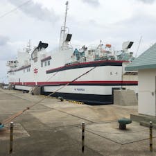 宇久島から佐世保行きのフェリー