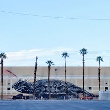 壁画アートが集まるダウンタウン。