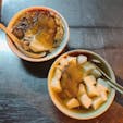 甘いものが食べたくなって鹿港の街中にある屋台 港城豆花で杏仁豆花とピーナツ豆花。あっさりしてておいしかった✨
#港城豆花 #鹿港