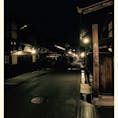 夜の高山の古い街並み…風情があっていいなぁ✨