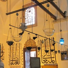 トルコ/コンヤ/メヴラーナ博物館
博物館になっているモスク内の一角が抽象画のように見えて撮影しました。不思議な感じです。