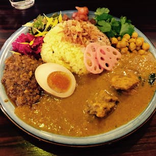 【石村カリー】石村あいがけカリー（★★★★★）/福岡県福岡市