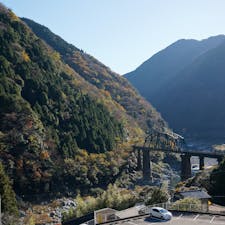 徳島県の大歩危にて。