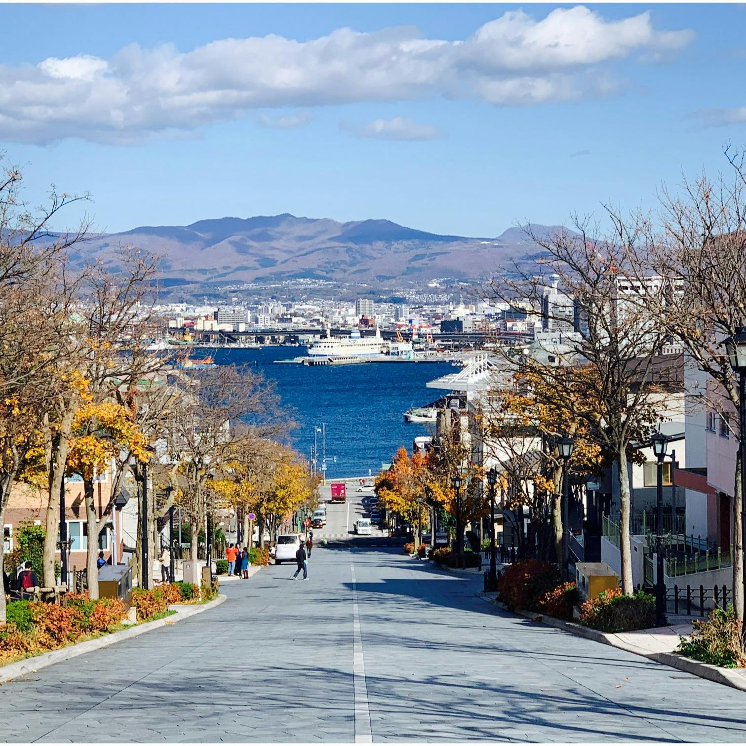 八幡坂 はちまんざか の投稿写真 感想 みどころ 秋の終わり函館 八幡坂函館には歴史ある坂道がたくさん トリップノート