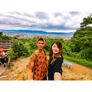 伏見稲荷大社の高台からの一枚