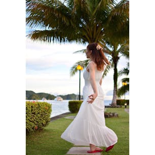 あのブリッジを渡るとここにたどり着きます\( ˆoˆ )/ 夕方、ここらへんはサンセットが超綺麗！！ サンセットまで写真とって遊んでました笑