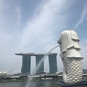 #シンガポール #マーライオン #マリーナベイサンズ