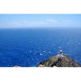 ハワイのマカプウ岬！
無限に美しい青い海が広がってる〜
