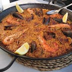 スペイン
タラゴナで食べたパエリア

基本的にスペインは味が濃い目でした。


このパエリアは本当に美味しかったので、Google翻訳さんに「人生で一番美味しいパエリアです」と伝えてもらいました。