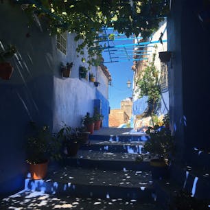 Morocco #青の街
