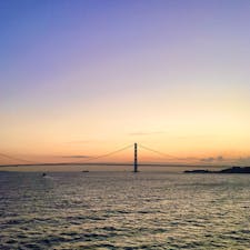 明石海峡大橋
朝焼け