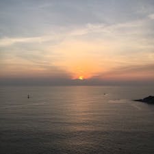 タイ、プーケット、プロンテップ岬から見える夕日
2019年9月