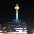 クリスマスイブ🎅
京都タワーがクリスマスカラーに変身🎄