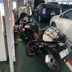 桜島へ向かうフェリーに乗船😚
１５分の船旅￥７３０