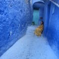 モロッコ10日間の旅行中です！帰国したらモロッコのあれこれたくさん執筆しまーす💕🇲🇦写真はかの有名は青の街、シャウエンです。